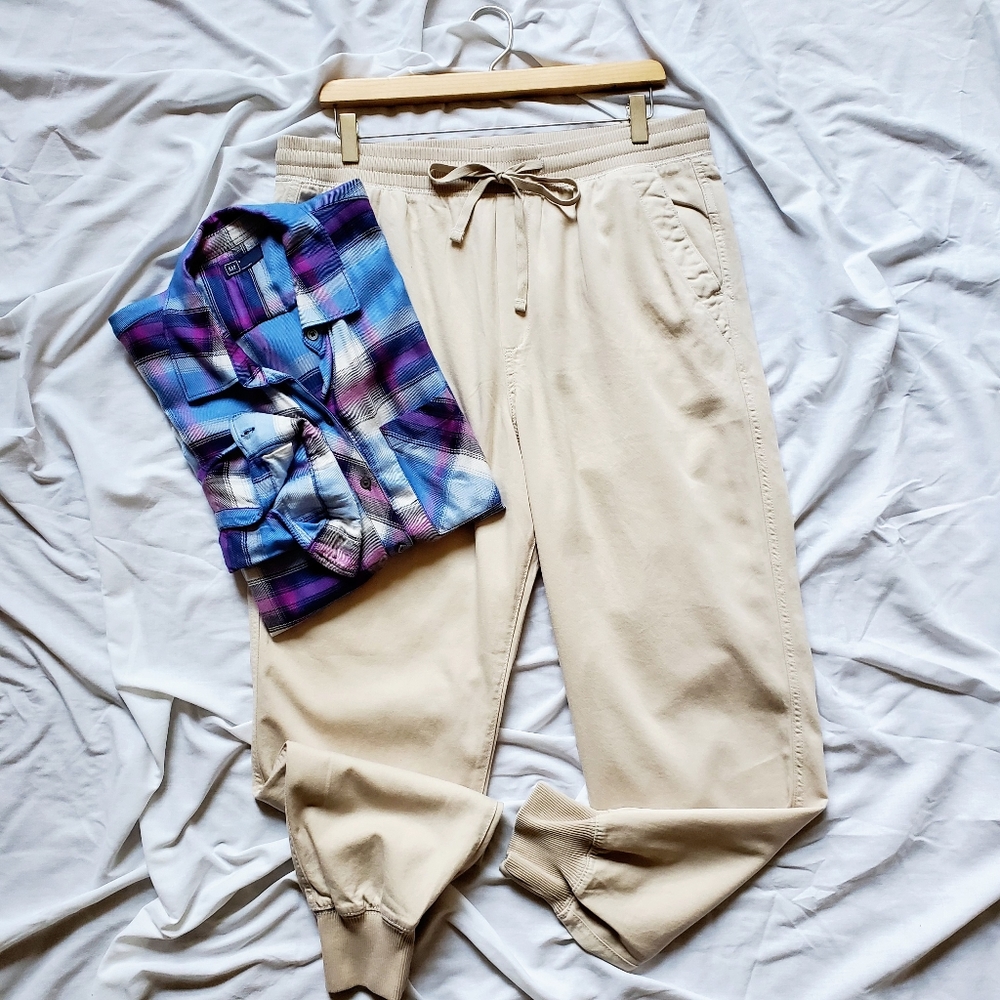 NWT Gap Soft Woven Joggers Pants/ Size Large